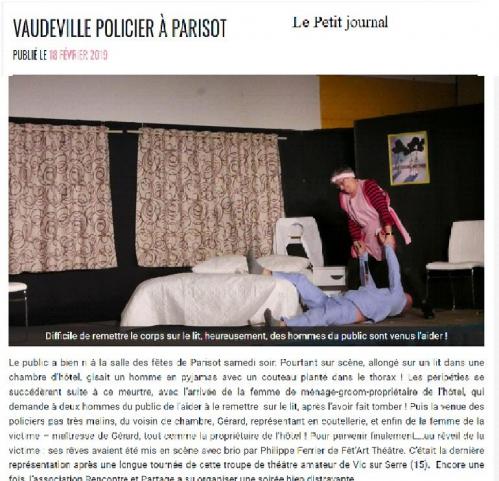 Parisot presse 1